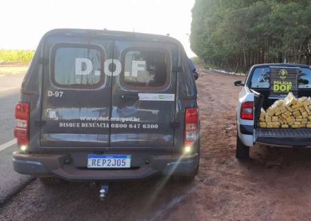 Homem é preso com quase 200 kg de maconha que seria entregue em Bataguassu