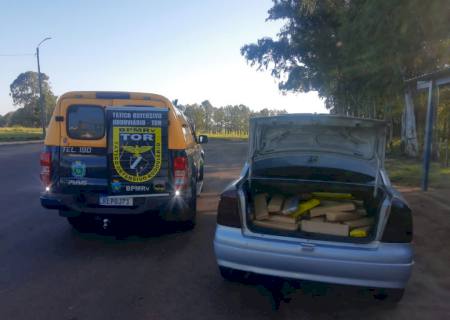 TOR apreende 220 kg de maconha na MS-164 em Ponta Porã