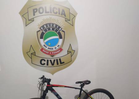 Em Nova Andradina, Polícia Civil recupera bicicleta furtada na cidade de Taquarussu