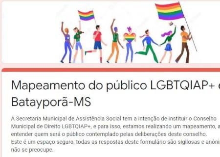 Em Batayporã, pesquisa por questionário deve dar respaldo à criação do Conselho Municipal de Direito LGBTQIAP+