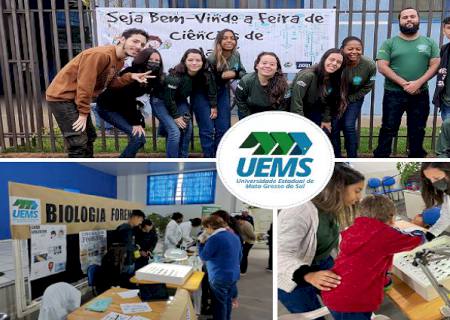 UEMS de Ivinhema: alunos do Grupo PET Verde Legal participam de Feira de Ciências em Jateí