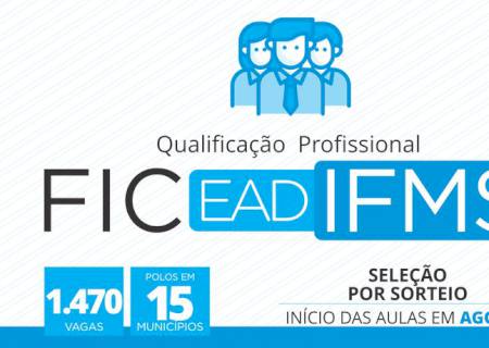 IFMS recebe até dia 19 inscrições para 1,4 mil vagas em cursos a distância