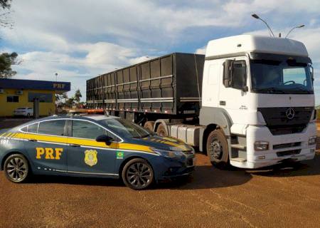 Em Rio Brilhante, caminhão é recuperado e dono do veículo é libertado de cativeiro em São Paulo