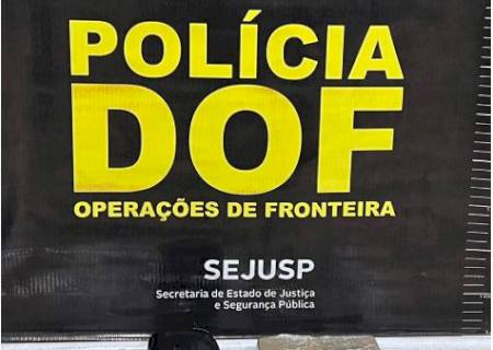 Mulher é presa com quase dois quilos de cocaína dentro de travesseiro em ônibus na MS-162