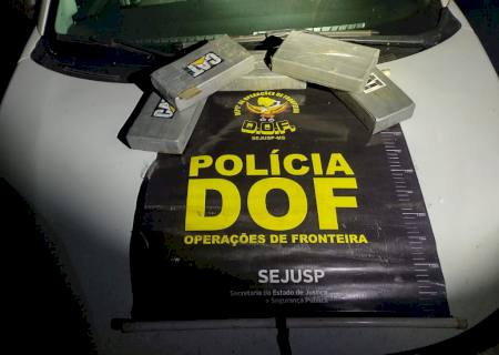 DOF encontra 5 kg de cocaína em veículo que levava pacientes para o Hospital do Câncer