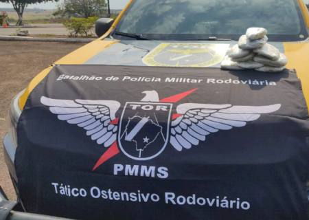 Polícia Militar Rodoviária apreende haxixe marroquino com passageira de ônibus em Amambai