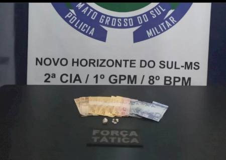 Polícia Militar prende mulher por tráfico de drogas e cumpre mandado de prisão em Novo Horizonte do Sul