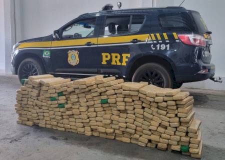 PRF apreende 284 kg de maconha em Campo Grande