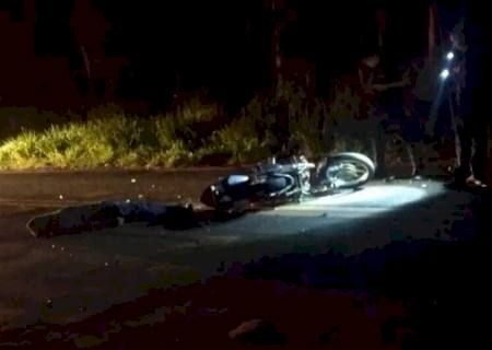 Jovem de moto colide em vaca e morre na MS-276 em Deodápolis