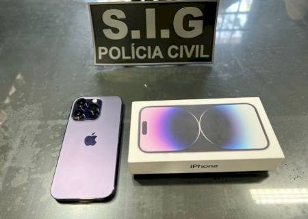 SIG recupera celular furtado em Goiás e duas pessoas são identificadas por receptação