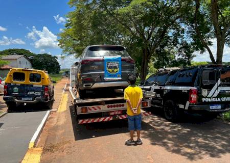 Polícias Civil e Militar Rodoviária recuperam veículo e apreendem adolescentes por furto em Iguatemi