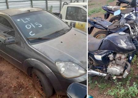 Com Fiesta e Honda CG 125, Detran coloca em leilão 62 veículos com lances a partir de R$ 610