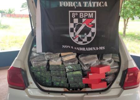 Força Tática apreende R$ 77 mil em mercadorias oriundas do Paraguai em Novo Horizonte do Sul