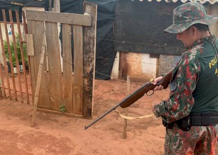 Homem é preso por porte ilegal de arma de fogo em Nova Andradina