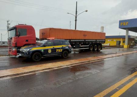 Carreta é recuperada em Ponta Porã e motorista liberado do cárcere em São Paulo