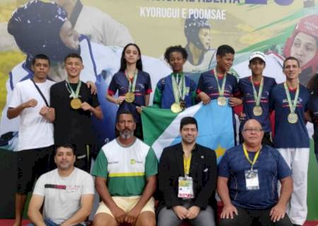 MS garante nove medalhas no Grand Slam de Taekwondo e classifica atletas à seleção brasileira