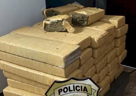 Trio flagrado pela SIG com 37kg de maconha em Nova Andradina continuará preso, decide Justiça