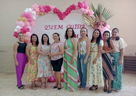 Funcionárias públicas recebem homenagens em comemoração ao Dia Internacional da Mulher em Taquarussu