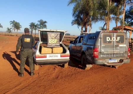 Carro com 122 kg de maconha é apreendido em Laguna Carapã