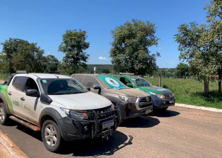 Polícia Ambiental de Rio Negro recupera no Pantanal da Nhecolândia Hilux clonada