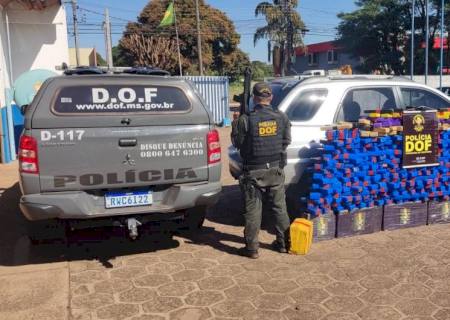 Traficante é preso em Amambai enquanto tentava levar 600 kg de maconha para Santa Catarina