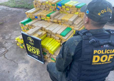 DOF apreende quase 1 ton de maconha avaliada em R$ 1,8 milhão em Amambai