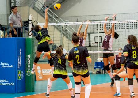 Na capital, etapa do voleibol de 15 a 17 anos abre os Jogos Escolares da Juventude de MS