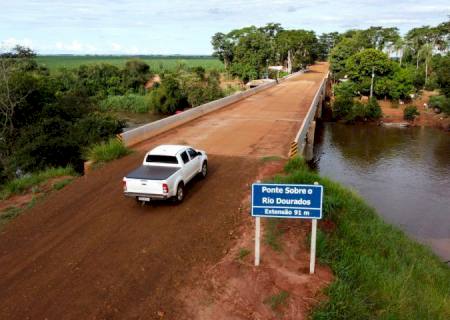 Agesul conclui ponte de concreto na rodovia MS-274 entre Dourados e Deodápolis