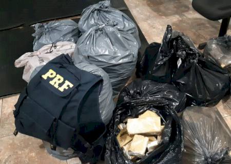 PRF prende traficante com mais de 100 kg de maconha e skunk em Nova Casa Verde