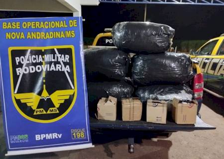 PMR encontra 115 kg de folhas de coca em bagageiro de ônibus em Nova Casa Verde