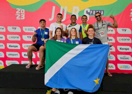 Beach wrestling se destaca e MS fecha os Jogos Universitários Brasileiros de Praia com sete medalhas