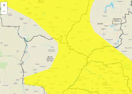 Inmet emite novo alerta de perigo potencial de chuvas intensas em MS