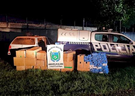 Polícia Militar em Angélica apreende mercadoria avaliada em R$ 29 mil