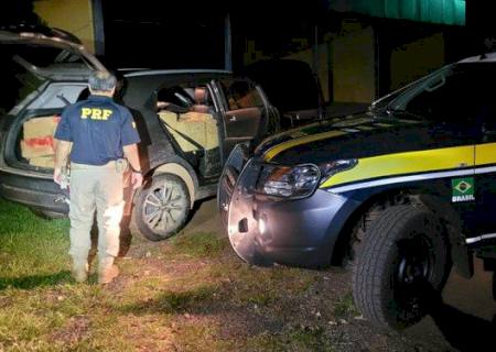 PRF apreende quase 400 kg de maconha em Guia Lopes da Laguna