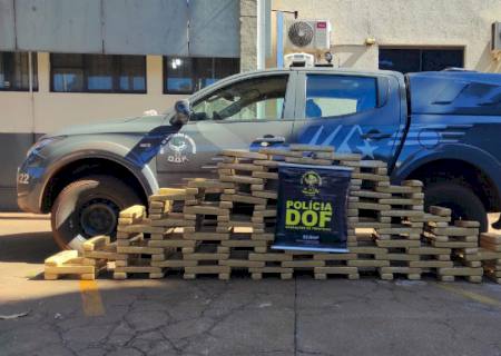 Veículo com maconha que seguia para São Paulo é apreendido pelo DOF em Maracaju