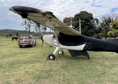 Dracco apreendeu em Porto Murtinho aeronave utilizada para o narcotráfico