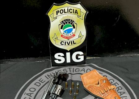 SIG prende homem que anunciou venda de revólver em Nova Andradina