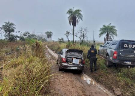 Foragido da Justiça é recapturado pelo DOF com mais de 800 quilos de maconha em Ponta Porã