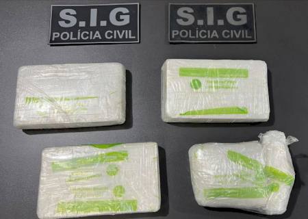 Em Ivinhema, SIG prende dupla com cocaína avaliada em mais de R$ 200 mil