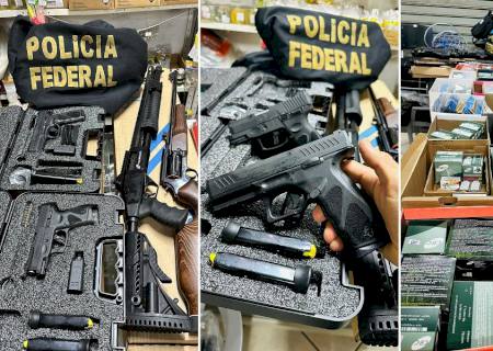 Polícia Federal combate comércio ilegal de munições em Campo Grande