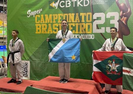 MS garante sete medalhas no Brasileiro de Taekwondo e classifica atletas ao Grand Slam