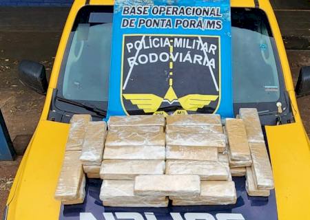 Polícia prende passageiro de ônibus com 44 kg de maconha em Ponta Porã