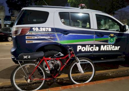 Dupla tenta furtar bicicleta motorizada do pátio do Detran em Nova Andradina