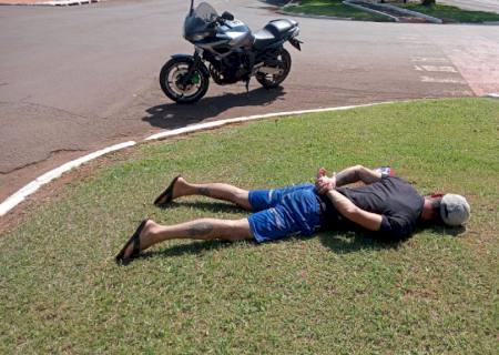 Perito prende homem no momento em que tentava estrangular a namorada em Sidrolândia