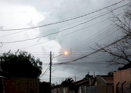 Previsão tem tempo nublado e possibilidade de chuvas para esta quarta-feira em MS