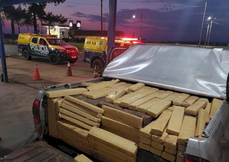 Após fuga, traficante abandona mais de 1,5 ton de maconha em Ponta Porã