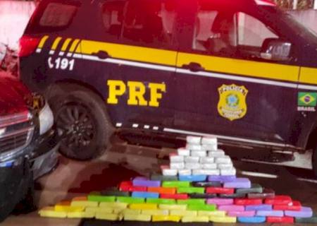 Carro carregado com 64 kg de cocaína é apreendido em Naviraí