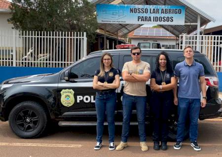 Polícia Civil realiza visita e orientações às pessoas idosas em Bataguassu