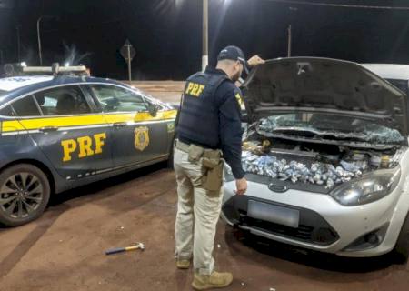 Carro com pacotes de haxixe é apreendido pela PRF em Rio Brilhante