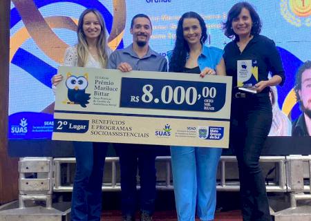 Batayporã alcança 2º lugar no prêmio Mariluce Bittar de Assistência Social